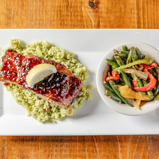 Bourbon Glazed Salmon