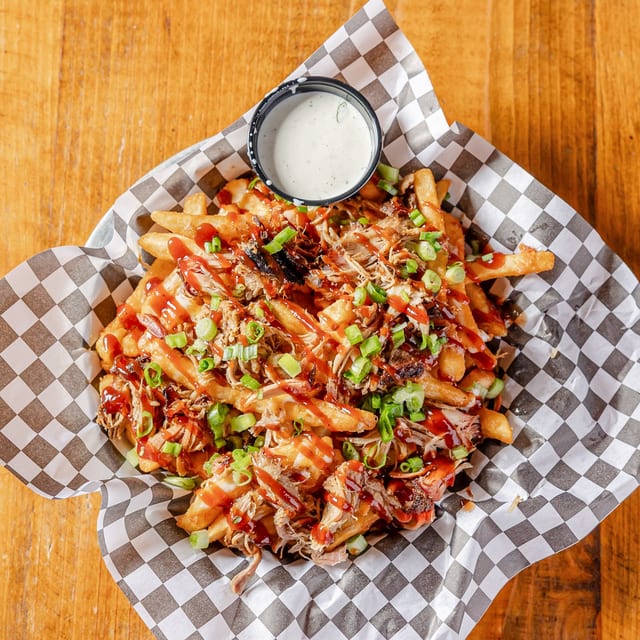 BBQ Loaded Fries.