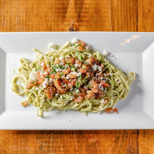 Poblano Cream Pasta.
